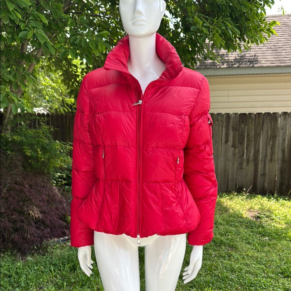 Ralph Lauren Down Feather Red Puffer Jacket